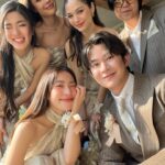Violette Wautier Instagram - รักทั้งคู่ชิบหาย เจ้าบ่าวเจ้าสาวหล่อสวยมาก น้ำตาไหลเป็นลิตร 555555 ดีใจกับทั้งคู่ พวกเทอแม่งเกิดมาคู่กันจริงๆ เห็นมาตั้งแต่เริ่มจนวันนี้ ฮื้อออออ เป็นวันที่มีความสุขมากเลยอ่ะ (นี่กูพิมพ์กูก็ร้องไห้อีกแล้ว) เพื่อนคนแรกของกลุ่มหนูแต่งงานแล้วค่าาาา อีกอย่าง เพิ่งรู้ว่างานแต่งกลางวันมันturnt ได้ขนาดนี้ สนุกโคตรรรรร พร้อมสนุกต่ออีกรอบวันนี้ค่ะ รักที่สุด #herManhisNatty