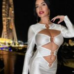 Lamitta Frangieh Instagram - Friday night out @FashionNova 🤍
“ joele cut out maxi dress white “
.
.
.
#fashionnovadress #fashionnovaembassador #fashionnovacurves #fashionnovadress #fashionnovafit #usa#lamittafrangieh