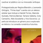 Regina Blandón Instagram – El 9 de mayo se estrena en cines #FirmaAquí😍. Ópera Prima de @enriquevslafotoantigua 🙌🏼. Estamos muy felices. No saben qué chingón rodaje y crew. ¡Emociona mucho que por fin estrenamos en cines! Les quiero tanto @ortizgris @mtc_mtc @marcelaguirado @tamaravallarta @camacho.cv @julio_dp @nilkiwei @reginus @bryandalpozzo @aldoescalantealdo @mariane.cartas @monicalozano @eamonofarrill @adelleachar @vicoescorcia @rhyscpc