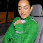 Amina Khalil Instagram - Full of joy on the way to JOY AWARDS 2024 ! 
@joyawards.official @riyadhseason 

Had so much fun bringing this look to life ! 💚 
Full look by @givenchy 
Diamonds by @graff @attarunited 
Styled by @mohamedashraff 
MUA @nohaezzeldinmua @charlottetilburyarabia 
Hair @alsagheersalons @shekooo160
