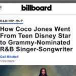 Coco Jones Instagram – What a journey this has beeeeenn! Thank you @billboard 🥲