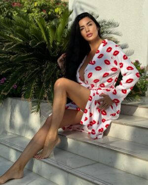 Lamitta Frangieh Instagram - @FashionNova my valentine package, cute, romantic, seductive, luxury look for affordable prices! 

- cozy kisses 💋 plush PJ robe 
- Cupid ‘s girl PJ Short set 
- be my sweet heart PJ pant set 
- softest touch feather long black robe 
- special rose sheer embroidered 3 piece set 
.
.
.
#fashionnovaembassador #fashionnovacurve #fashionnovababe #fashionnovadress #fashionnovavalentinesday #valentinegifts #lamittafrangieh