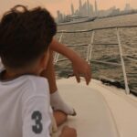 Lamitta Frangieh Instagram - Special sunset with my Love 🤎 by @eliterentalsdubai 
Where luxury and simplicity meet.. 

 📸 @hossamelhalwagy_photography 
.
.
.
#yaghtlife #momandson #dubai #lifestyle #yaghtingclub #sunsetlovers #romance #momentsforever #lovestory #lamittafrangieh #luxury