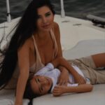 Lamitta Frangieh Instagram - Special sunset with my Love 🤎 by @eliterentalsdubai 
Where luxury and simplicity meet.. 

 📸 @hossamelhalwagy_photography 
.
.
.
#yaghtlife #momandson #dubai #lifestyle #yaghtingclub #sunsetlovers #romance #momentsforever #lovestory #lamittafrangieh #luxury