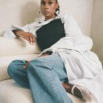 Issa Rae Instagram - Had the absolute pleasure of speaking with prolific author, @oteghauwagba for @portermagazine
—
Photographer: @deirdredeirdredeirdre
Stylist: @herinchoi1
Hair: @felicialeatherwood 
Makeup: @joannasimkin 
Art Director: @lizzy.cooney