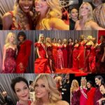 Katherine McNamara Instagram - When in doubt, wear red. ♥️ I was thrilled to #GoRed and join @american_heart and @goredforwomen at the #RedDressCollection Concert to help raise awareness of heart disease in women. I hope you’ll join us in taking a stand today, Feb 2, for #WearRedDay today and every day in making your health a priority and creating spaces for all to feel safe and comfortable discussing these issues. Visit the link in my stories for more info on #AHA, #OurHearts & #HeartMonth #goredforwomen!