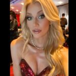 Katherine McNamara Instagram - When in doubt, wear red. ♥️ I was thrilled to #GoRed and join @american_heart and @goredforwomen at the #RedDressCollection Concert to help raise awareness of heart disease in women. I hope you’ll join us in taking a stand today, Feb 2, for #WearRedDay today and every day in making your health a priority and creating spaces for all to feel safe and comfortable discussing these issues. Visit the link in my stories for more info on #AHA, #OurHearts & #HeartMonth #goredforwomen!