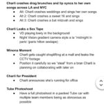 Charli XCX Instagram - things have been boring without me. swipe for some marketing ideas i was sent last week :)