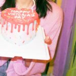 Victoria Song Instagram - 🩵🌸🥳