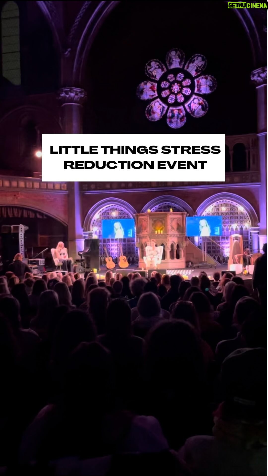 Fearne Cotton Instagram - A huge thank you to everyone for coming along to our Little Things event last night at the Union Chapel. We hope it left you feeling as relaxed as possible ❤️ For more meditation and sound healing you can find @_kirsty_gallagher and @luna.sound.and.energy on the Happy Place App ✨