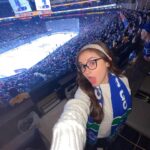 Anna Cathcart Instagram - channeled my energy from the last photo all weekend long🤝 thank you @nhl for a trip filled with good times and good ol’ hockey #NHLallstar