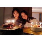 Nozomi Sasaki Instagram - 今日は♥️
絢の誕生日🎂
絢の幸せは私の幸せ♡
沢山思い出作ろう！末永く宜しく👵
先日、少し早く、合同で家族にお祝いしてもらいました✨
毎年、感謝です