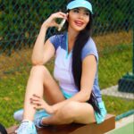 Lamitta Frangieh Instagram - Talk with your racquet & play with your heart 🎾
Full outfit @babolatarabia 
📸 @numberone.media 
@coachnazih 
.
.
#tennis #tenniscourt #tennislife #tennisworld #tennisgirl #tennisaddict #tennisshoes