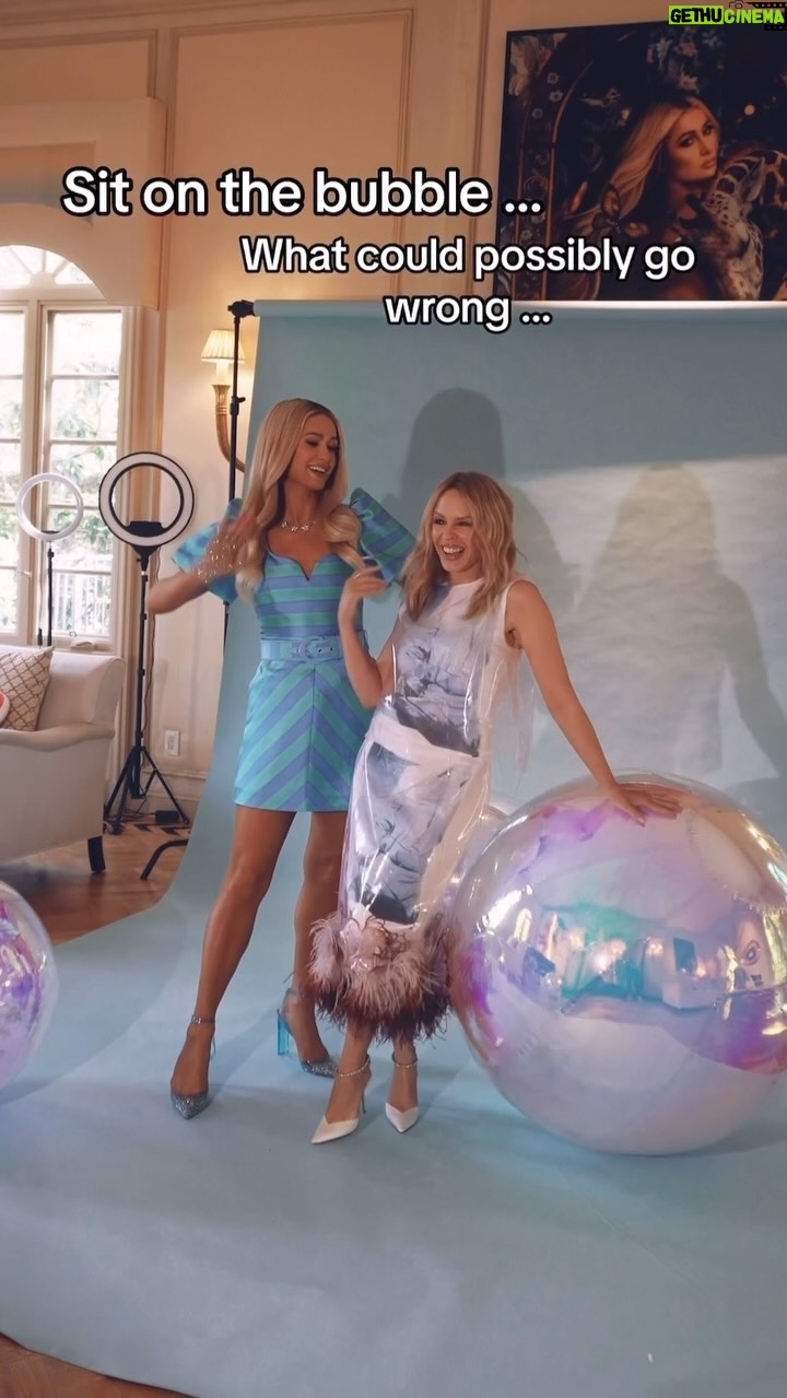Kylie Minogue Instagram - Disclaimer: No Minogues or Hiltons were harmed in the making of this … 🫧🫧🫧🫧🫧 😬😳😂