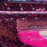 Anna Cathcart Instagram - channeled my energy from the last photo all weekend long🤝 thank you @nhl for a trip filled with good times and good ol’ hockey #NHLallstar