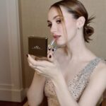 Maude Apatow Instagram – night out with @pradabeauty #pradabeautypartner