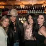 Cynthia Bailey Instagram - fun night celebrating @crystalkungminkoff birthday & catching up with these beautiful ladies. 
we closed the place down literally! 
always so much love, goods times & great energy with Crystal!🎉🎉🎉

@erindanalichy 
@kathyhilton 
@heatherdubrow