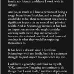 Leah Remini Instagram - I wanted to share some thoughts on my experience with depression and isolation in these six slides. Thank you for all the love and support.