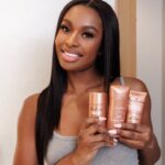 Coco Jones Instagram - One thing about me is I STAY on the go & my deodorant stays with meeee 😭 so it was only right I partnered with @sheamoisture on their FIRST deodorant and antiperspirant line made specifically for skin like mine! It keeps me protected all day. The whole collection is Black dermatologist approved (which we love) and smells goodddt! The full line is available at Walmart and Amazon now! #sheadeoforus #sheamoisturepartner