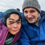 Fan Bingbing Instagram - Feeling blessed to have the opportunity to work alongside such a genuinely kind soul like Liam. Thank you for the beautiful flower and Chinese New Year wishes! 🌟💕

#liamneeson
