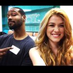 Katherine McNamara Instagram - Happy (belated) birthday to the Papa Wolf your Papa Wolf could smell like. @isaiahmustafa you are truly one of the greatest. Thank you for being such a supportive, kind, hysterical, caring confidant, mentor, and friend. You’re always there with the best advice, a hug, and usually a dad joke. Love you so much Papa Wolf! Xx, Kiddo 🩵 🐺 #ShadowFam #Shadowhunters