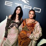 Hend Sabry Instagram - Beautiful night at @dubaiopera with @etro family and the marvelous @marcodevincenzo ❤️💚🤍 always fun to witness  @etro’s unique and refined extravaganza 💥💥 a breath of fresh Air in the fashion world ! 
Dressed by @etro ,  @marcocacchione @carlomengucci 
Hair @rafifazaa 
MUA @ojmakeupartist