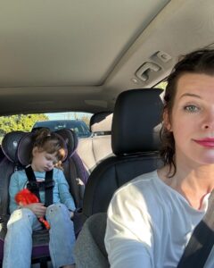 Milla Jovovich Instagram - I guess we’re not gonna make it to the after party. 😂