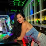 Lamitta Frangieh Instagram - Weekend games fun by  @FashionNova 😎

- fast nights faux leather jacket 
- base for tonight denim corset 
- safe journey Moto jeans 
.
.
#fashionnovababe #fashionnovaembassador #usa #lamittafrangieh #fashionnovapartner #february