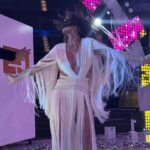 Kyle Richards Instagram - Tonight the season finale of #RHOBH! The White party is back 🤍 Thank you @sofistadium for allowing me the privilege of having this event at such an incredible place! Thank you @shishishikevinlee & @theprettymess for making this party extra special xx 
And thank you all  for watching this season 🙏