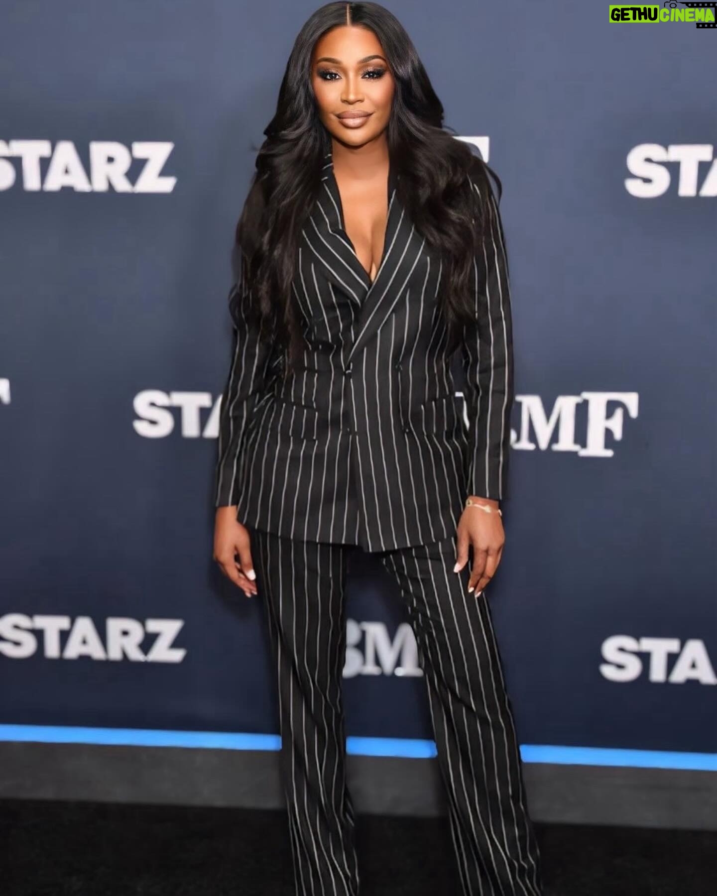 Cynthia Bailey Instagram - LOS ANGELES PREMIERE!📺
@bmfstarz @50cent
“you are never to old to follow your dreams. embrace yourself & your journey.”🙏🏽
thank you @bmfstarz for welcoming me to the family. family over everything!
can’t wait for you guys to meet GLORIA! y’all ready?
season 3 @bmfstarz premieres TODAY!!!
#cynthiabailey
#bmfstarz
#followyourdreams
#staythecourse
#godswill
#thethirdact
#loveera
#50cynt
#actress
suit: @hideokibespoke
photos: @gettyimages