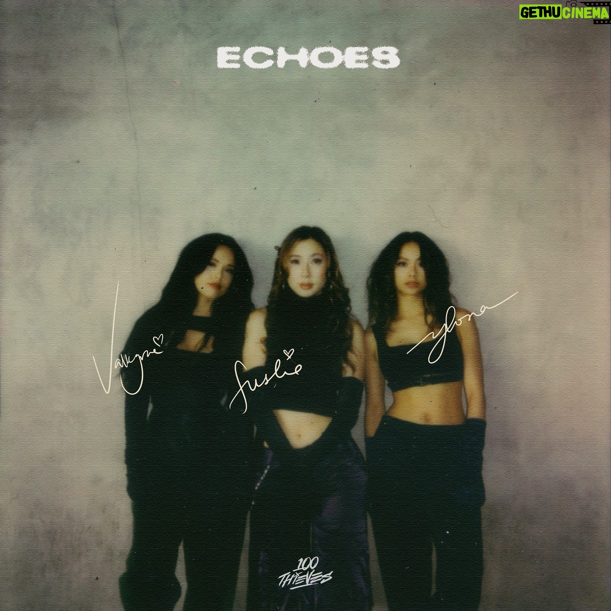 Valkyrae Instagram - and now, we’ve finally gotten to our FINAL album cover! thank you all vv much for joining us on this journey of figuring out our totally not but totally official album cover for our song, Echoes!
as the MV releases at 9pm PT tonight, yes at 9pm PT tonight, @fuslie myself will be live on both our twitch youtube streams from 7-9:45pm PT tonight as well!
we’ll be answering all questions that you’ve asked us on our IG Story and Live Chat, playing a few rounds of Valorant with the new 100T Skins and experience the MV together 🖤🖤