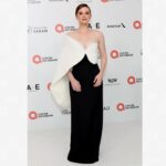 Sarah Drew Instagram – Had a date night with the hubby last night at the  #EJAFOscars party!! Saw some old friends, met some new and had an all around beautiful night! Thank you @gettyentertainment for the arrival photos! 
@ejaf 
@eltonjohn 
FASHION DEETS
Stylist: @karenraphael @ilanauretsky 
Hair: @dannidoesit 
Makeup: @berlyrodriguezmua 

Dress: @antoniogrimaldi 
Earrings: @normansilverman 
Rings: @shahlakarimi_jewelry 
Clutch: @tylerellisofficial 
Shoes: @larroude 

Publicist: @monaloring @chprteam