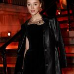Phoebe Dynevor Instagram - The night before wearing @schiaparelli ❤️