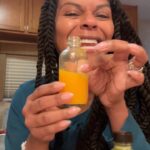 Tabitha Brown Instagram - Thank you @plantladyjuiceco in Atlanta ❤️ for bringing me some morning sunshine ☀️ This juice is delicious ❤️. Yall be sure to follow her and support her❤️ #tabithabrown #supportisaverb #atlanta