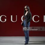 Valkyrae Instagram - Gucci invited me to their show for fashion week in Italy! They styled me, front row seats, and got to meet the designer.. I’ve never felt so spoiled in my life😫 ..Don’t tell Gucci I taped the heels to my ankles