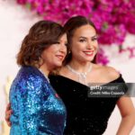 Hend Sabry Instagram - What a proud night ❤️🧿🙏 thank you @kaoutherbenhania for being such a brilliant filmmaker and for proving that Our Stories are worth being told 🥰🥰 Soon , you will go home with the Oscar , i have no doubt 🙏🙏 #oscars2024 #fourdaughters @fourdaughtersthefilm @theacademy 
Styled by @cedrichaddad #styledbyced 
Dress: @nicolasjebran 
High jewelry @piaget @personaeconsilium 
Make up @bonnieeliz_ 
Hair @roykarame