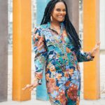 Tabitha Brown Instagram - Until next time stay weird Austin ❤️ & ✌🏾 
📸 @mo_storyteller 
Jumpsuit @farmrio 
Sneakers @gucci 
Earrings @simoneismith