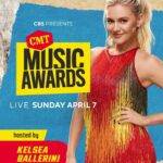 Kelsea Ballerini Instagram - How do we do this? 💭 And by this, we mean tell you that @kelseaballerini is hosting (and performing at!) the 2024 #CMTAwards! Tune in Sunday, April 7 at 8/7c on @cbstv!