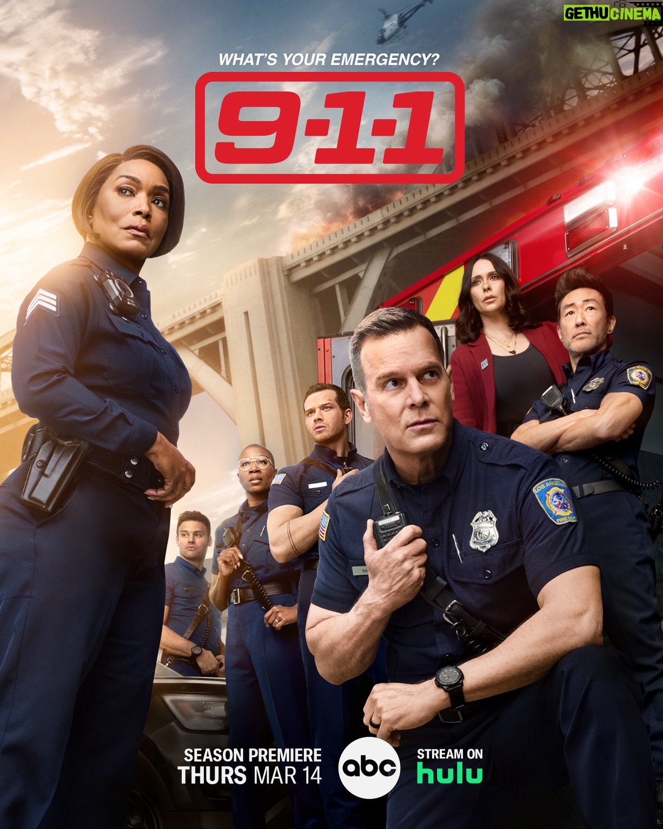 Angela Bassett Instagram - Check out my people! Can’t wait for you to see us in action next week! #911onabc @911onabc