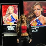 Mandy Rose Instagram - Photo dump! 🌹 ➡️ What an amazing weekend in Manchester, UK 🇬🇧 ! Can’t express how grateful I am for all my fans all around the world ❤️🙏🏻🥹

Thank you @ftlowrestling for the warm welcome! 🤗 

Styled by @styledbylmc 
Make up @holliefitzmartinmakeup 
Hair @leahknivetonhair