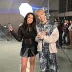 Valkyrae Instagram - had the honor of having a cameo in @layzhang and @lauvsongs ‘s music video for their new song called Run Back To You! So nice to meet them both ☺️