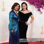 Hend Sabry Instagram - What a proud night ❤️🧿🙏 thank you @kaoutherbenhania for being such a brilliant filmmaker and for proving that Our Stories are worth being told 🥰🥰 Soon , you will go home with the Oscar , i have no doubt 🙏🙏 #oscars2024 #fourdaughters @fourdaughtersthefilm @theacademy 
Styled by @cedrichaddad #styledbyced 
Dress: @nicolasjebran 
High jewelry @piaget @personaeconsilium 
Make up @bonnieeliz_ 
Hair @roykarame