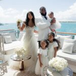 Chanel Iman Instagram – Supermodel @ChanelIman and New England Patriots defensive tackle Davon Godchaux are married! “We planned the wedding the way we desired—doing something together that we love with our kids and our blended family,” Chanel explains. “This was our ideal dream day. A handful of people attended the wedding and we chartered a yacht to sail from island to island in the Caribbean Sea.” Head to the link in bio to go inside the couple’s fantasy wedding at sea. Photography by @corbingurkin