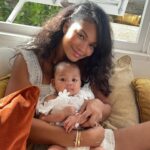 Chanel Iman Instagram – Capri’s  first overseas travel with mom and dad 📍 St Barths ❤️ @caprisummergodchaux 👼🏽