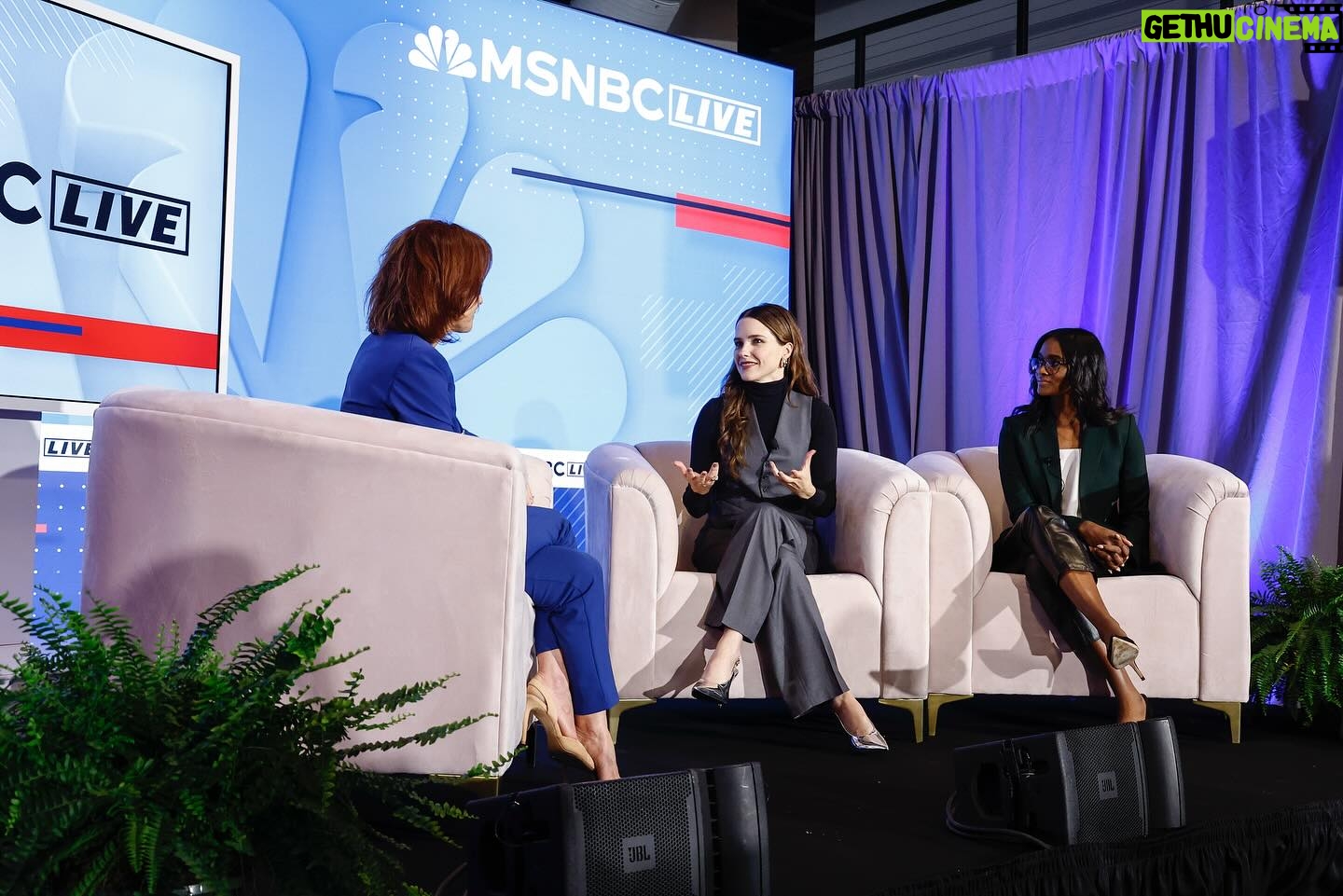 Sophia Bush Instagram - We had an amazing time at the first #MSNBClive yesterday, speaking to @stephruhle about closing the gender lending gap and our work as advisors to the @firstwomensbank and general partners at @unionheritage.
We understand the unique needs of the women’s economy because we are a part of it. Women are leading an economic revolution in this country, but just as there are gender gaps in leadership and pay, there is a gender gap in access to capital and First Women’s Bank intends to solve it.
And as investors, we know that on the equity side the need is just as urgent. We spend a lot of time educating people about the disparities for women and people of color — and they are many — but the truth is, more capital is needed in the ecosystem earlier for everyone. The lack of access to it disproportionately affects underrepresented founders. It is also where we see the greatest investment opportunity. We know that when we fund: early stage — matters just as much as who we fund: diverse entrepreneurs — and who gets to do the funding: diverse allocators.
Teams of diverse founders (meaning more than one gender and/or more than one race or ethnicity represented) create more innovation and, on average, better financial outcomes at venture-funded startups, including 30% higher MOIC (multiples on invested capital) when companies are acquired or go public, plus better valuations for startups with at least one female founder (63% better than all-male teams) and/or with at least one ethnically-diverse team member reporting to the CEO (65% better than all-white teams).
Our diversity of experience truly is our greatest strength. It’s moral. And it’s basic math. And we’re betting on both. Thank you to @lukerussert and @rashidaaj. And to @lisalstone for your incredible research quoted above.