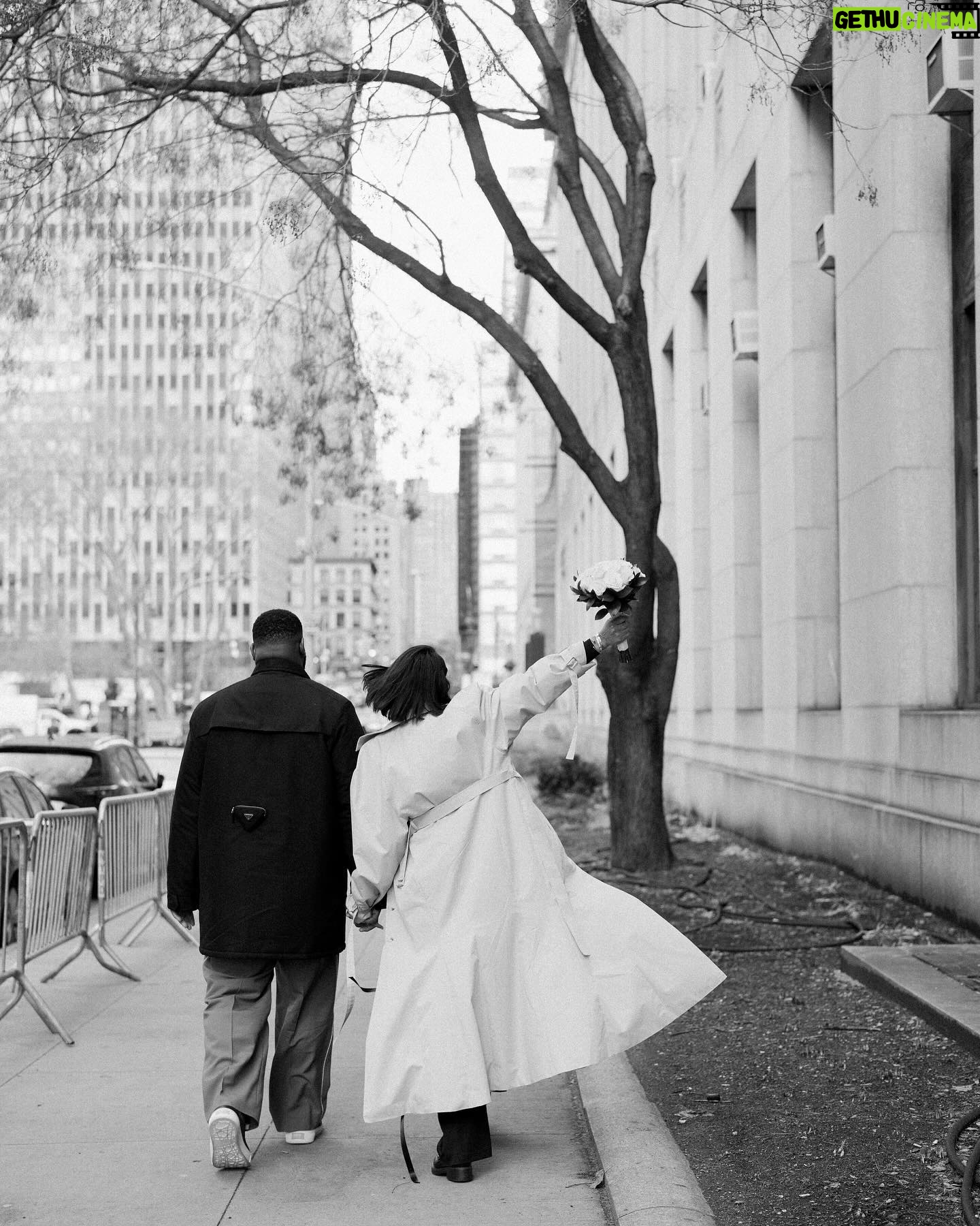 Chanel Iman Instagram - Before our elope we just went down to the court house and did it ❤️ New York 🇺🇸 01• 10•24 ♾️ 📸 @corbingurkin