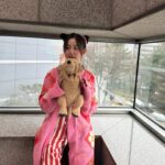 Park Ji-hu Instagram - 😈👩🏻‍🔬🥼🔬🥽🐶🪽🩵👾