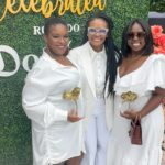 Tabitha Brown Instagram - What a JOY it was to celebrate my Glam team aka my Golden girls @brandieonthebeat and @shaylinjoneshair today at @blackexcellencebrunch 🎉. I am so thankful for y’all!!! Thank yall for loving me and always having my front and back😂!! Together forever!!! Love yall!!! Thank you @trellworld for the platform to give flowers to the people we love and adore!! I salute you brother ❤️. #supportisaverb #tabithabrown