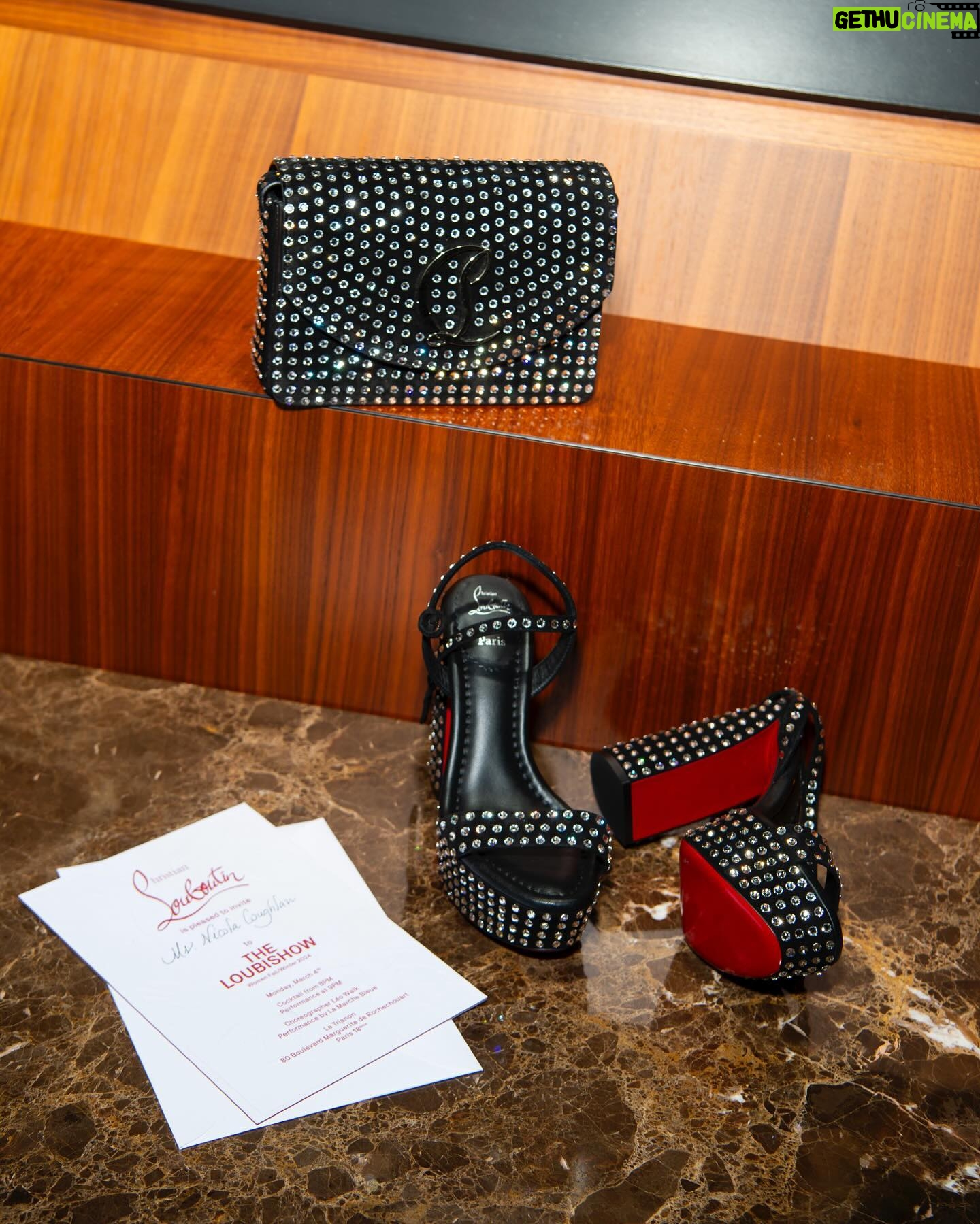 Nicola Coughlan Instagram - Thank you Christian & the @louboutinworld team for an incredible time in Paris ♥️
Photography @annastokland for @bazaaruk
Styled by @aimeecroysdill wearing heels by @louboutinworld & dress by @viviennewestwood @mytheresa.com
Makeup @neilyoungbeauty
Hair @halleybrisker
Hair colour by @mrjasonhogan @joshwood
@vrwpublicity