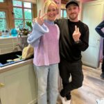 Fearne Cotton Instagram - Early in the week dump. 

First few pictures are from this weeks @happyplaceofficial podcast with @jessglynne 
I loved how raw this chat was and honest Jess was. I really enjoyed every second of it. 
Then some snaps of me and my bestie @kyesones at my mums house. We've been mates since we were 12 and if you want to hear someone sing like an angel then head to his page. 
You'll then see a pic of me in the depths of an early sunday morning kids party. Utter mayhem. 
The view from our bathroom window which is boostsing me every day at the moment. Come onnnnn spring. 🌷
And finally Rex's 11th birthday cake. It wasn't until three hours after his party that I realised it was decorated with cannabis leaves. 😳

Happy Tuesday everyone. ❤️